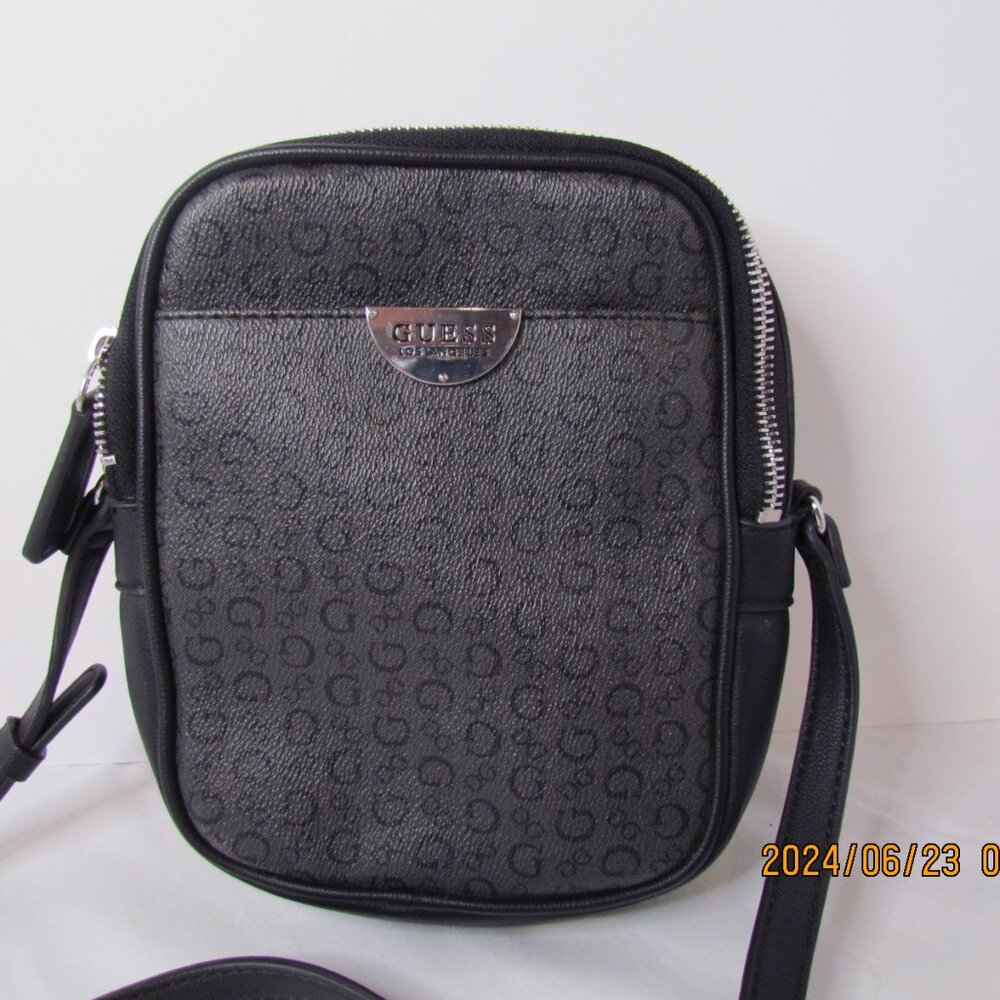 Beautiful Guess Terence Double Zipper Crossbody Bag